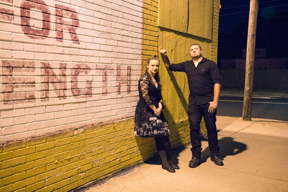 Jennifer and Rick outside Cedars